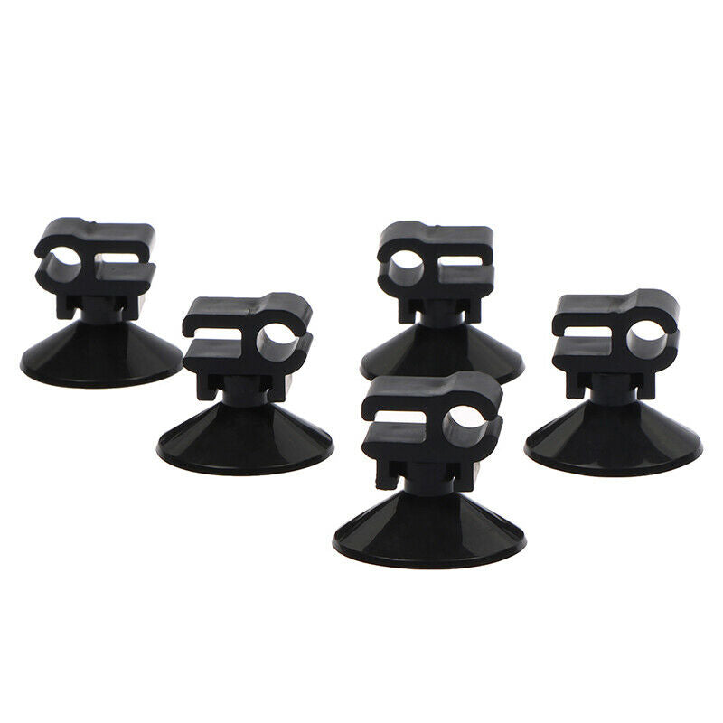 5PCs Aquarium Suction Cup Clip Tube Buckle Fish Tank Wire Hose Pump SuckerB Lt