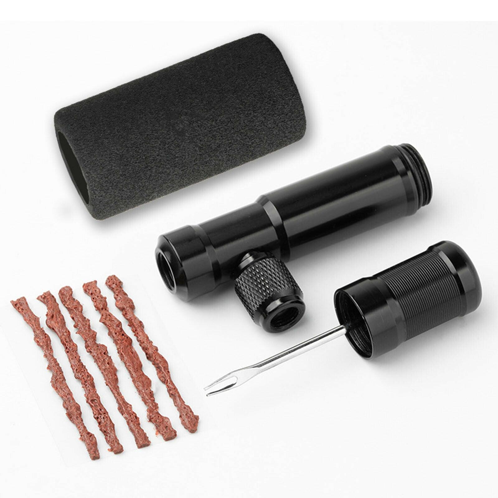 Tubeless Bike Tire Repair Kit Tires Tools Emergency Repair Fast Plugger Tool
