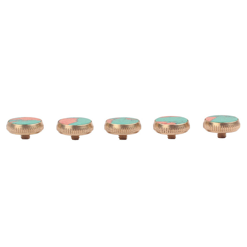 Set of 5 valve buttons for trumpet