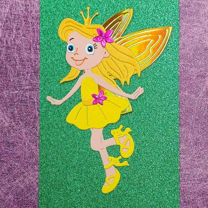 Flower Fairy Metal Cutting Dies Stencil Scrapbooking DIY Album Stamp Paper Card