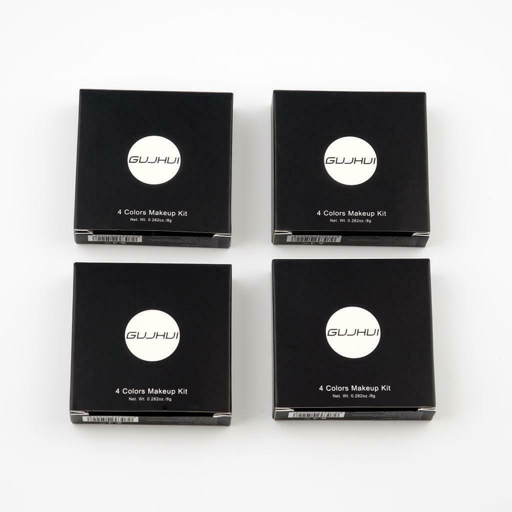 4 Colors Natural Eyeshadow Palette Makeup Eye Shadow Shimmer Matte Pigments 4#