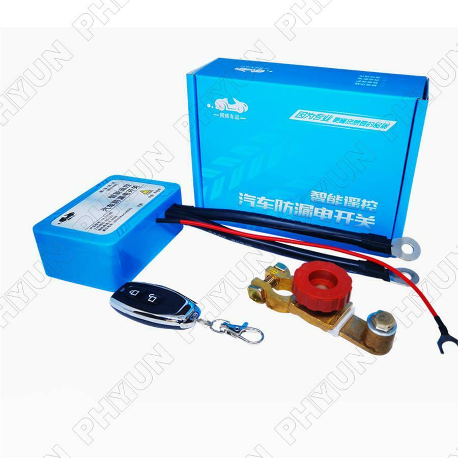 Car SUV Integrated Battery Cut Off Isolator Master Switches + Remote Control 12V