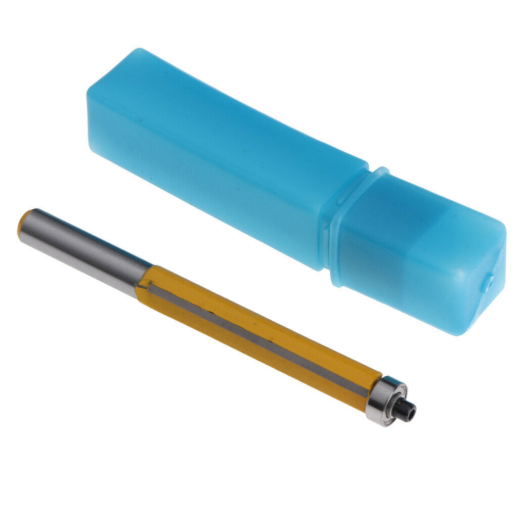 Long straight 8mm Woodworking Milling Cutter with handle, Alloy Router Bit