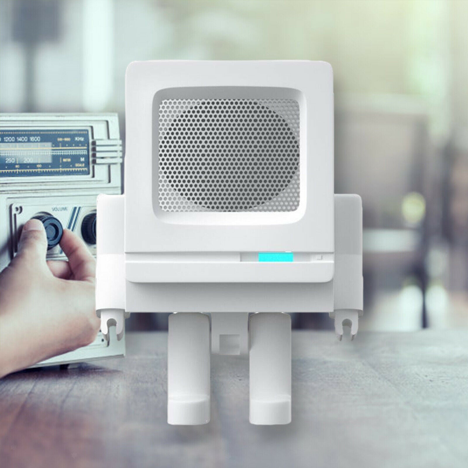 Cute Bluetooth Speaker Wireless Stereo Sound Desktop Robot Audio Laptops