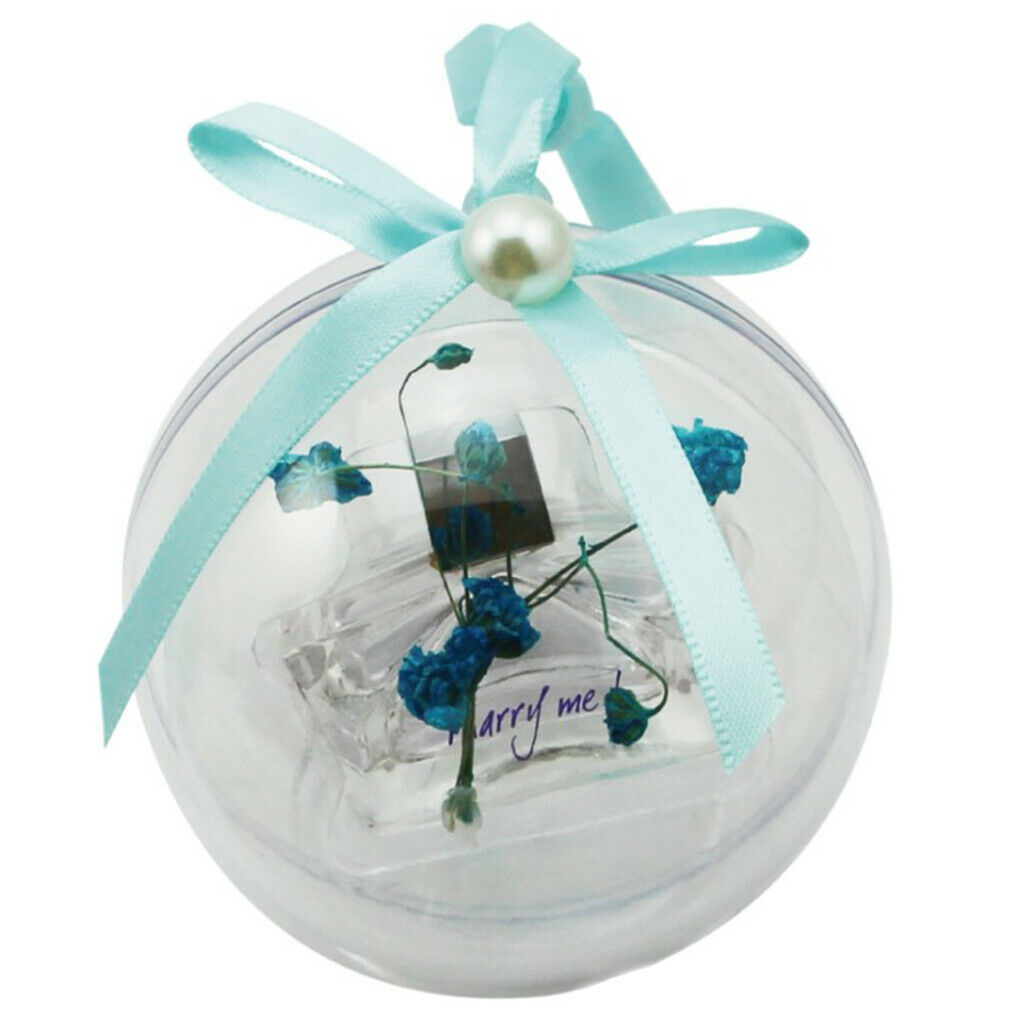 10pcs Multisize Fillable Ball Hollow Ball Christmas Decors Candy Filler 4cm
