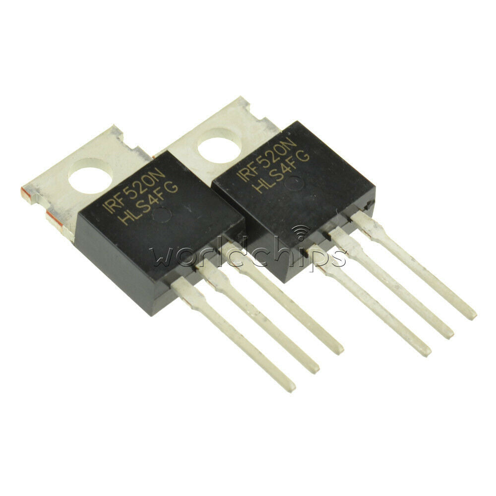 20PCS Lot IRF520 IRF520N TO-220 N-Channel IR Power MOSFET