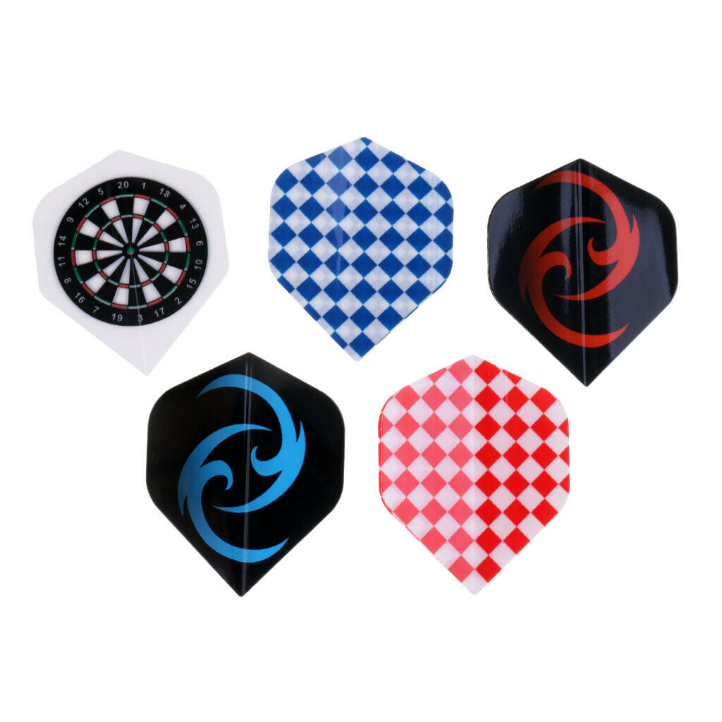 3 Sets/60 Pieces Professional  Flights Standard Shape, Mixed Color
