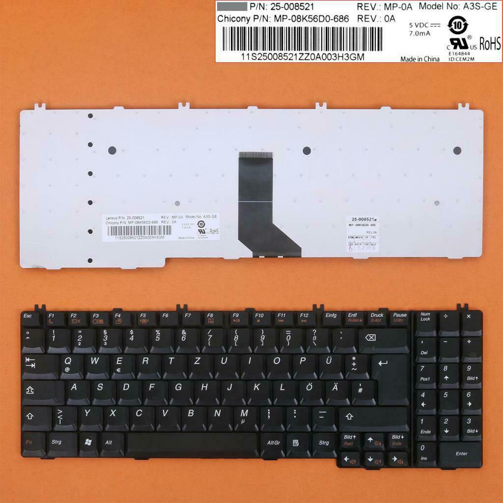 Laptop Keyboard FR Layout For Lenovo IDEAPAD IBM   G555 B550 Black