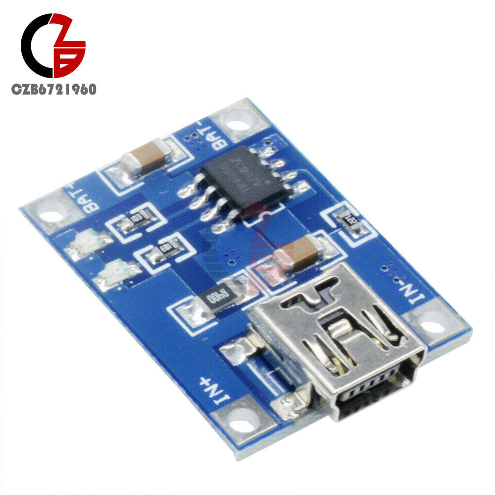 10PCS TP4056 Mini USB Charge Board 5V 1A Lithium Battery Charger Charging Module