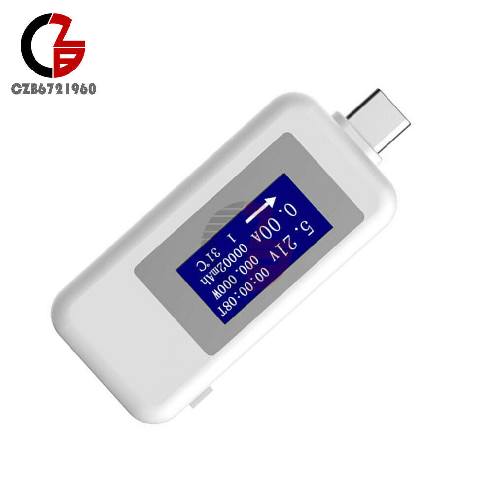 Type-C USB Tester DC Digital Dispaly Monitor USB-C Voltmeter Ammeter Detector