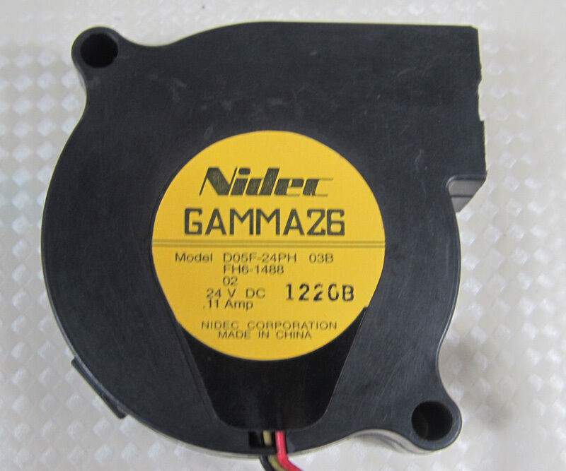 5pcs Nidec GAMMA26 D05F-24PH DC 24V 0.11A 51x15mm 5015 Blower Fan 3pin Connector