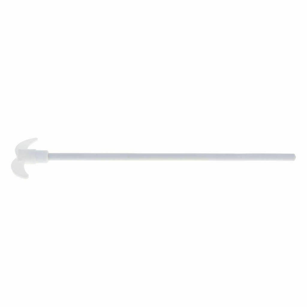 250mm PTFE Stirring Rod Overhead Stirrer Mixer Shaft w/ 65mm Dia Foldable Paddle