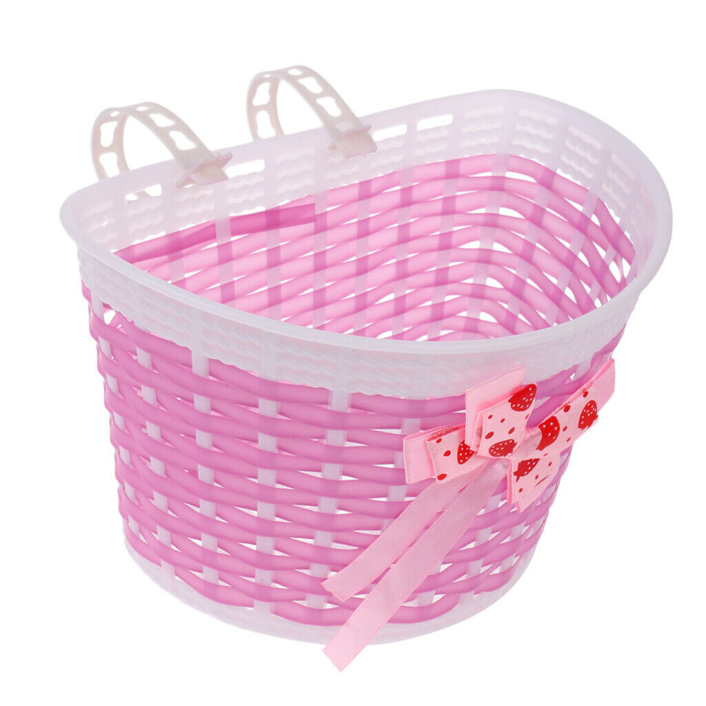 Kids Bike Bicycle Scooter Streamers Tassels Handlebar Hooter Bell Basket