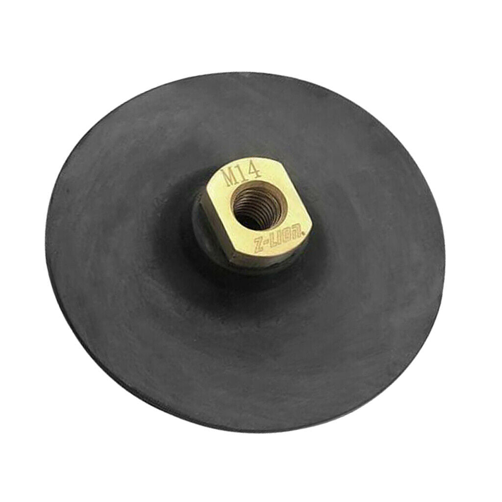 Rubber Back Holder / Soft Polishing pad for Diamond Polishing Pads 3inch M14