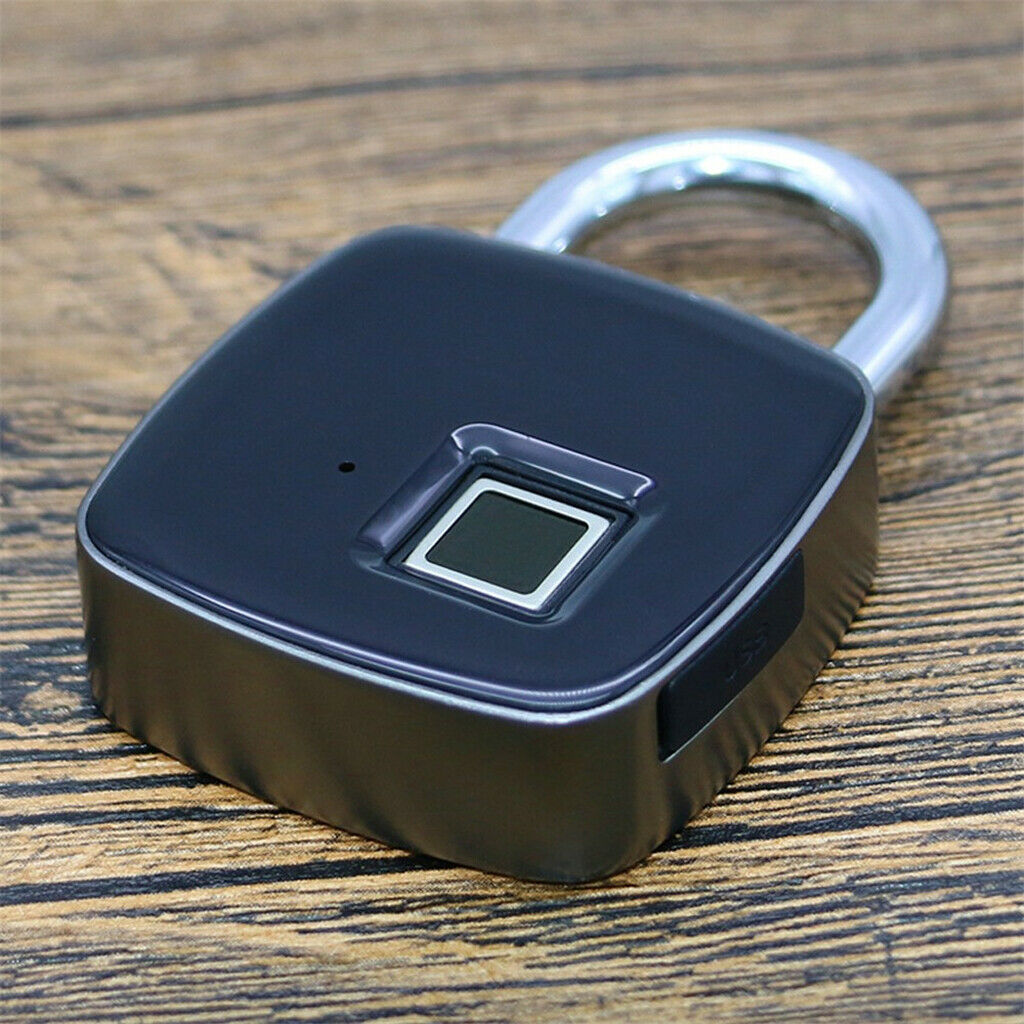 Anti-theft Fingerprint Padlock Smart Keyless Door Cabinet Lock Waterproof Lock