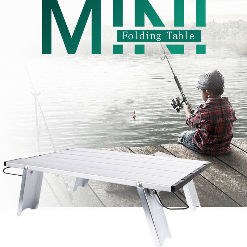 Outdoor Ultralight Folding Table Aluminum Alloy Camping Picnic BBQ Fishing Desk