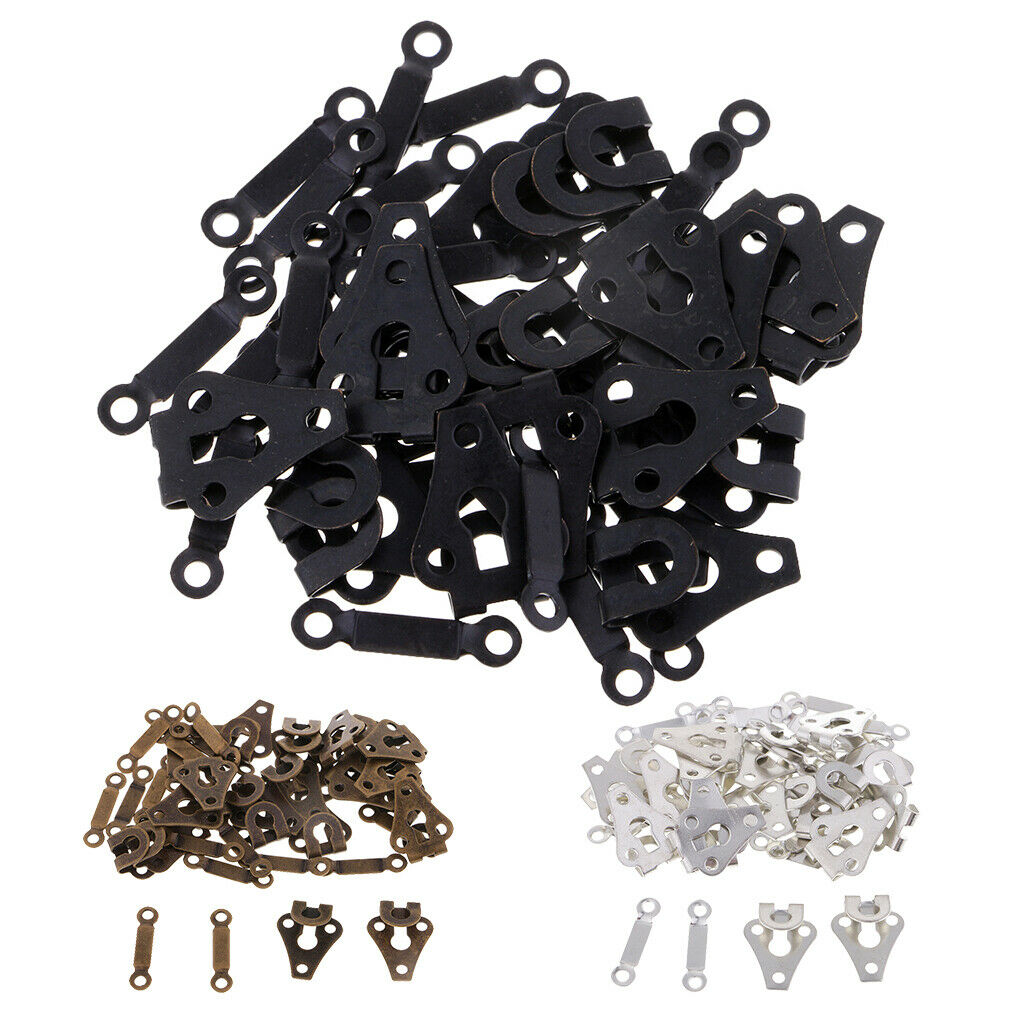 20 Pairs Bronze Sewing Hooks Eyes Closures for Trousers Skirts Dress Sewing