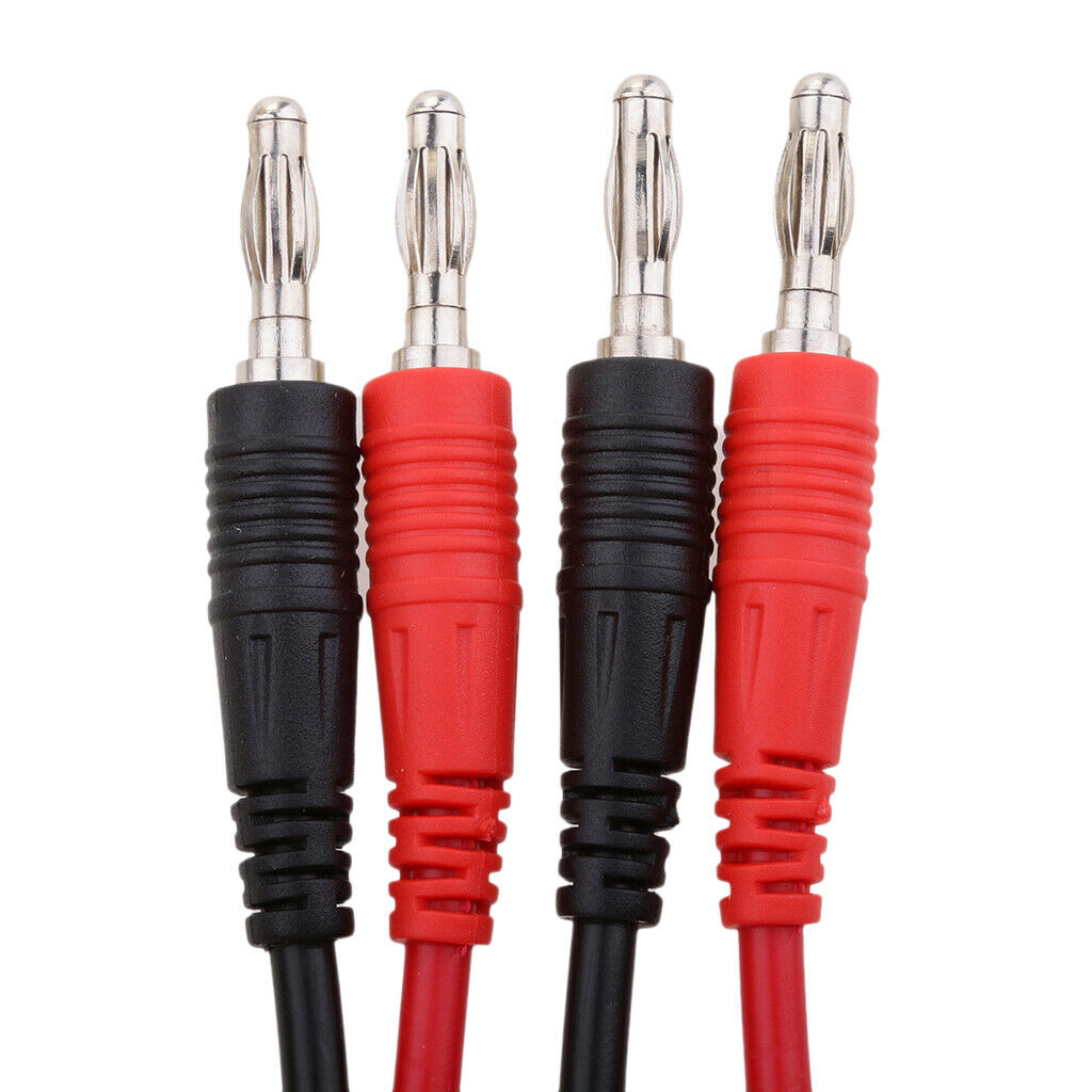2 X 4mm Silicone Banana Plug Cables