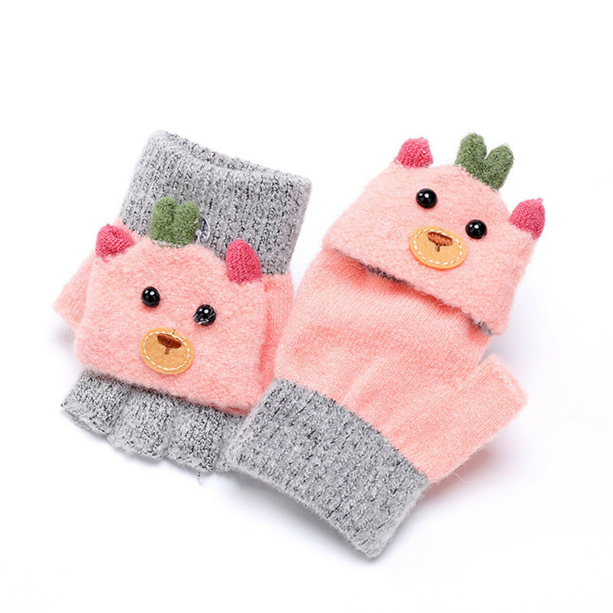 Fashion Lovely Children's Gloves Winter Warm Mittens Soft Knit Warmer Boys Girls