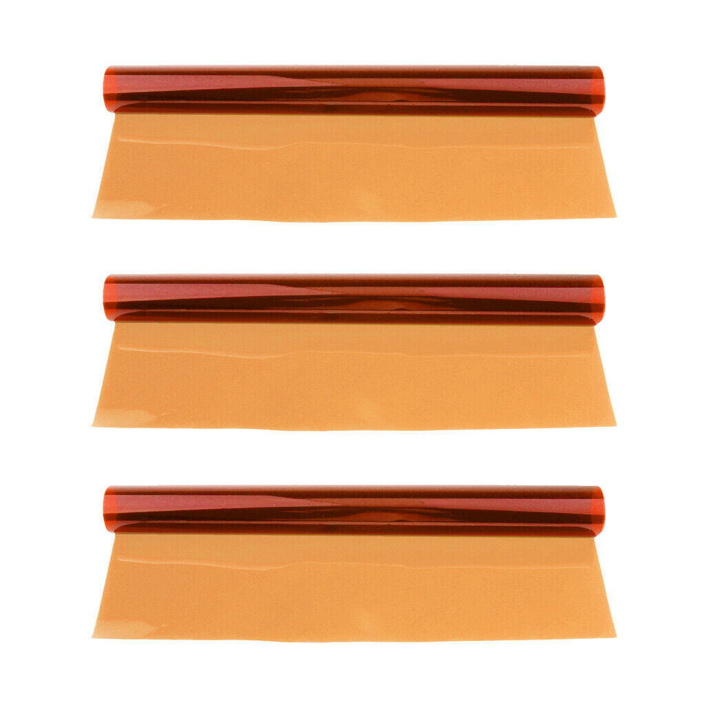 Qty 3 40×50cm Red Lighting Filter Colour Effects Gel Film Theatre Party Light