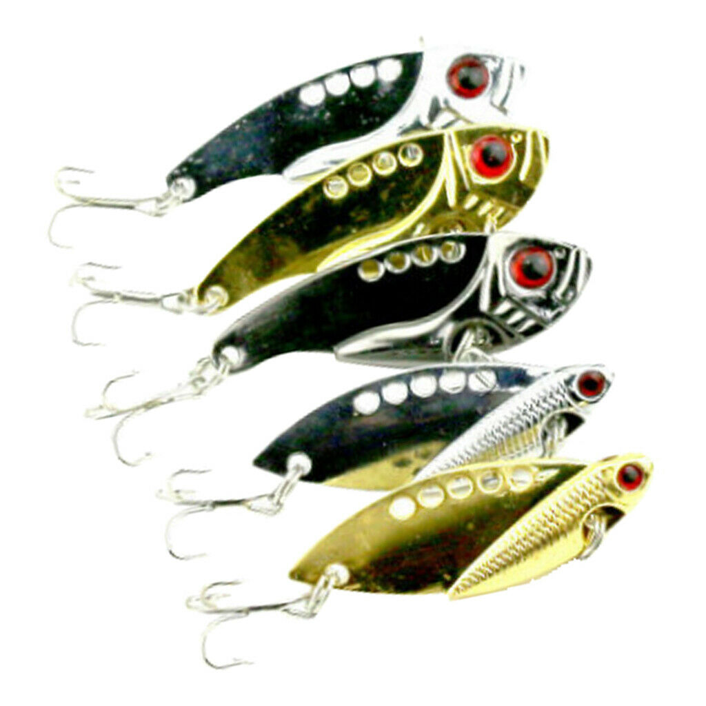 5Pcs Spoon Fishing Lure Hard Bait Fishing Artificial Bait Fishing Equipment