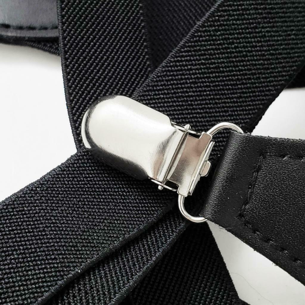 Adjustable Men X Back Suspenders Harness Belt Suit Shirt Suits