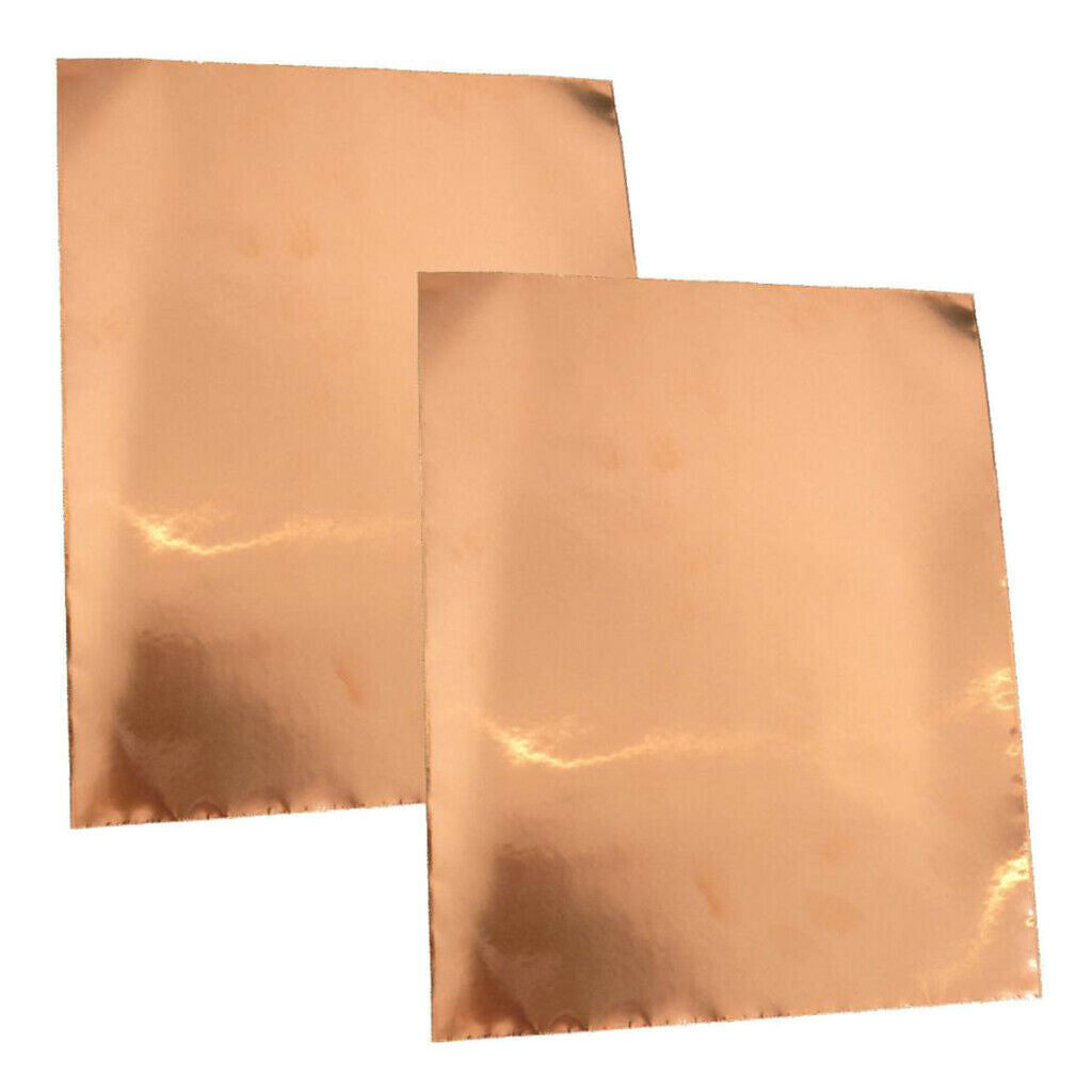 2 Pack Conductive Copper Foil EMI Protective Tape Sheets
