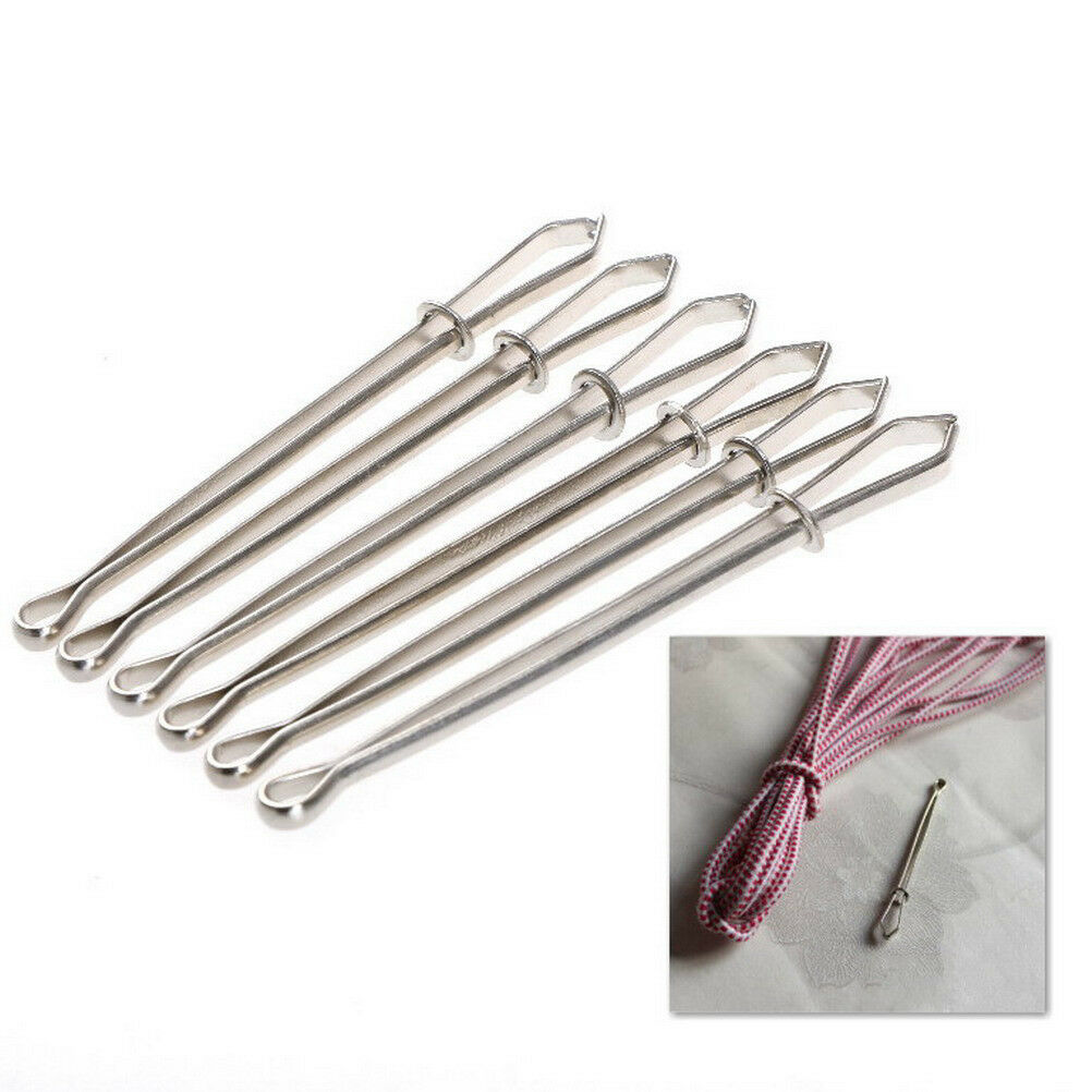 6x Elastic Band&rope Wearing Threading Guide Forward Device Tool Needle S.l8