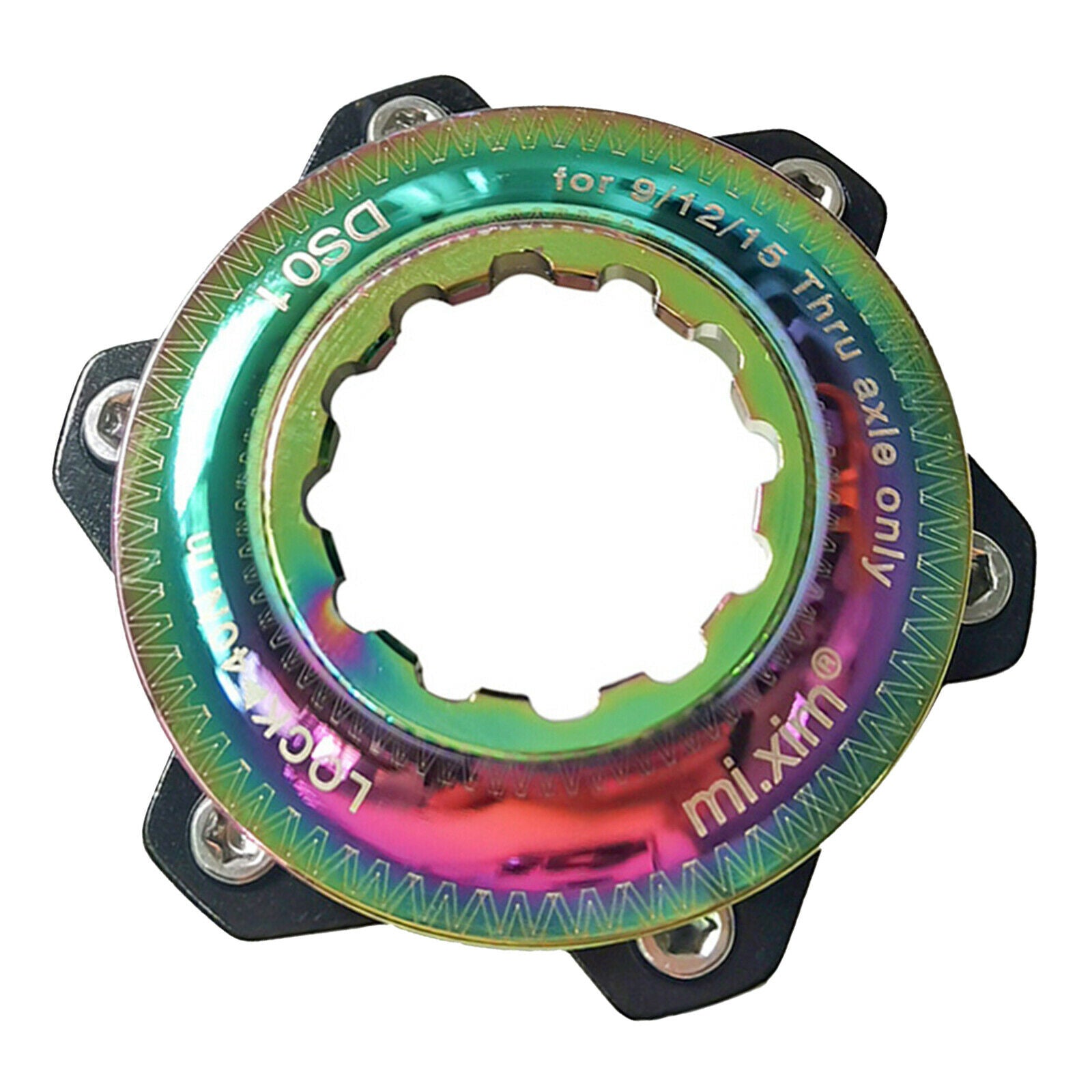Solid Bike Center Lock Adapter Conversion to 6-Bolt Rotor Adaptor Change