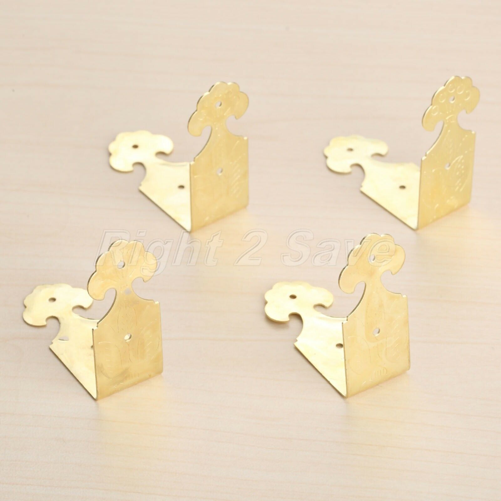 46mm*22mm Zinc Alloy Corner Decorative Protectors Desk Jewelry Box Corner Guards