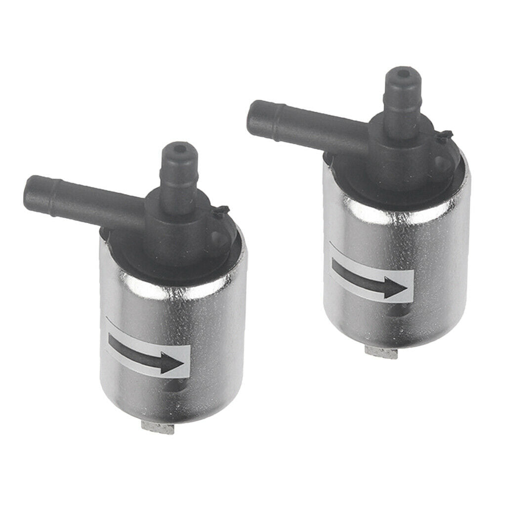 2pc 12V DC Mini Plastic Solenoid Valve for Gas Water Air N/C Normally Closed