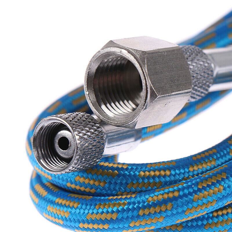 6FT(1.8m) Airbrush Air Hose Tool 1/8"-1/4" Adaptor fitting Coupling KitJCAUJ Tt