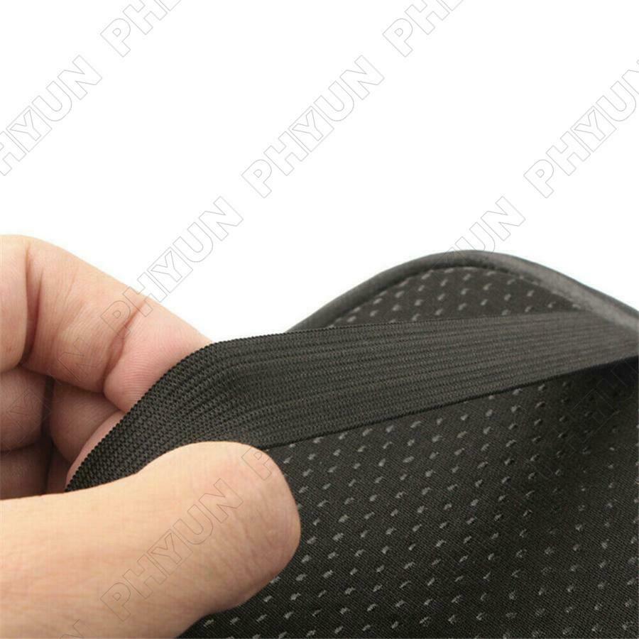 30*21cm Car Center Console Mat Cover Armrest Pad Black PU Leather Protector Pad