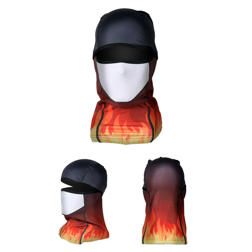 Winter Riding Cycling Full Face Masks Out Sports Hat Neck Warm Hood Scarf A