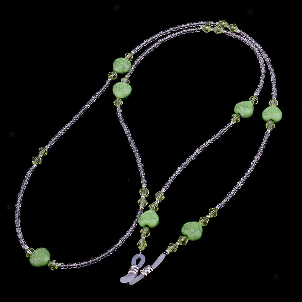 2Pcs Eyeglass Glasses Cord Holder Necklace Eyewear Sunglass Neck Strap Chain