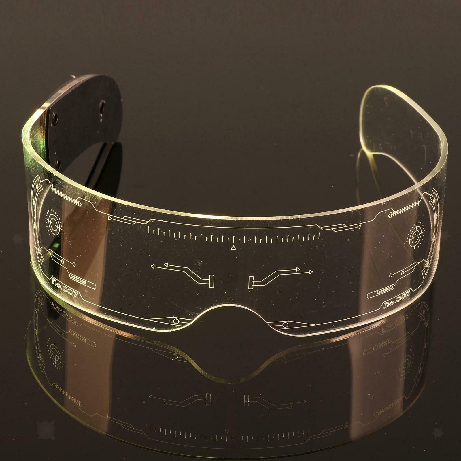 LED Glasses Light Up Glowing Party Rave Glow-in-The Dark LED Sunglasses