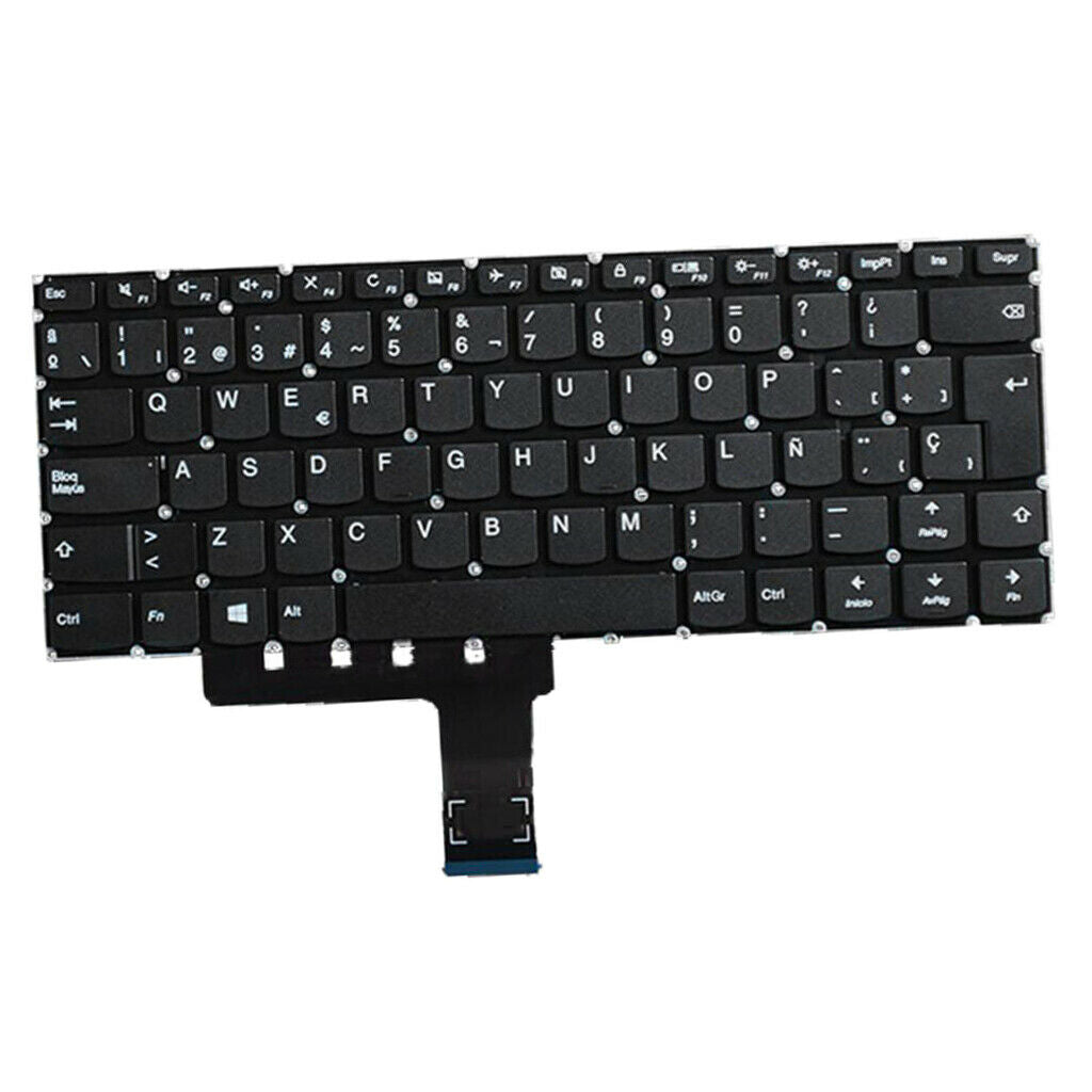 Spanish Layout Replacement Laptop Keyboard Glossy Black Frame for for