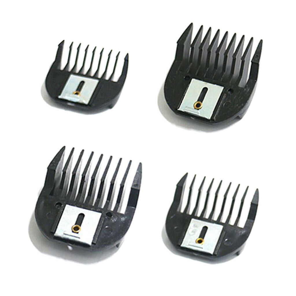 4x 3/6/9/12mm Electric Hair Clipper Limit Guide Comb Size Replacement Tool