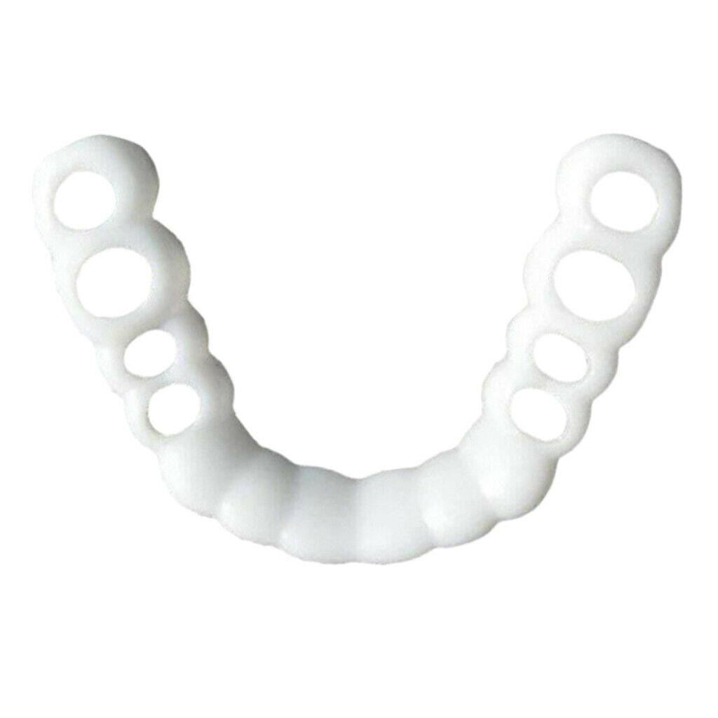 1Pcs Soft Silicone Top Upper Cosmetic Teeth Cover Veneers Instant Smile