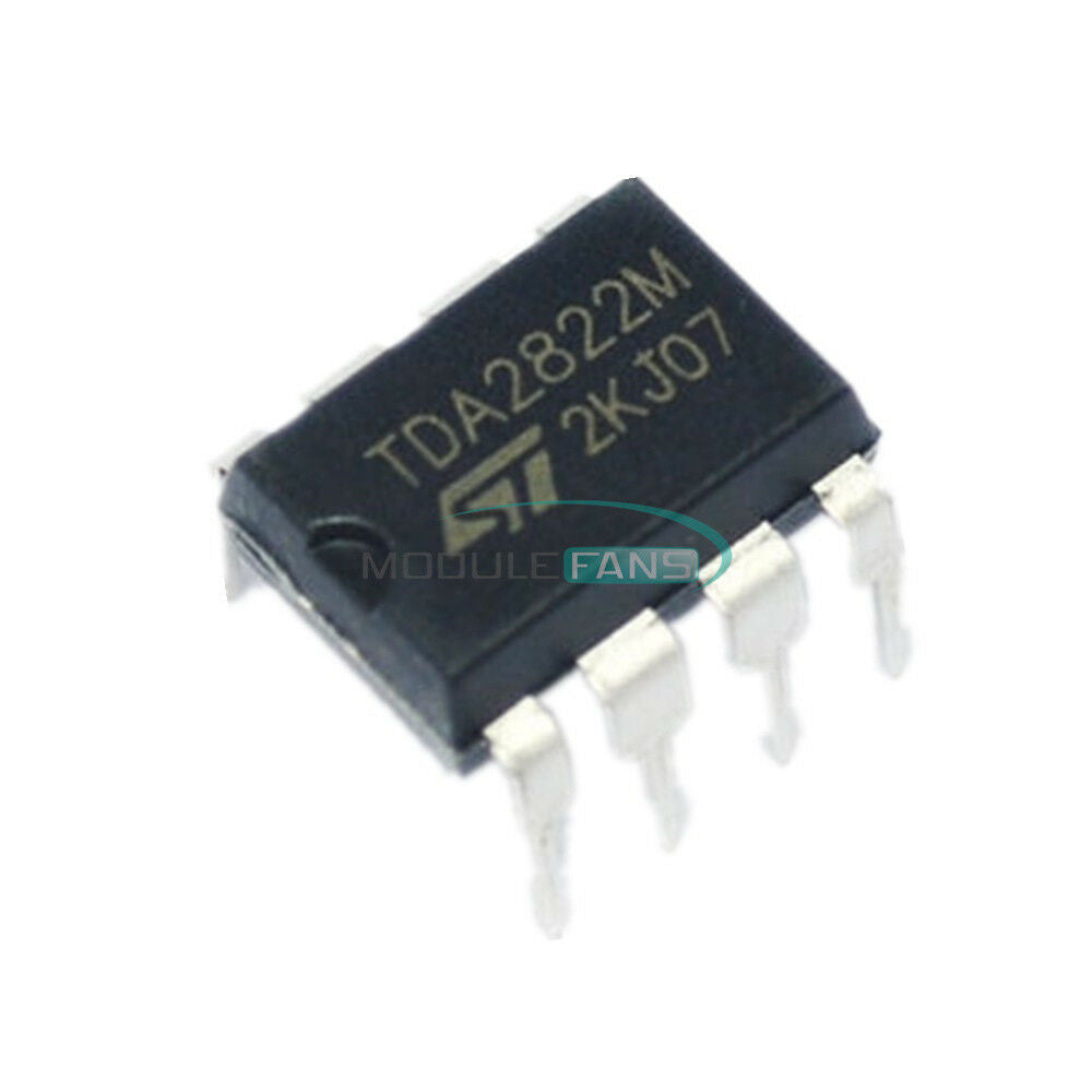 10PCS IC TDA2822M SCS2822 12V DIP-8 TDA2822 VOLTAGE POWER AMPLIFIER