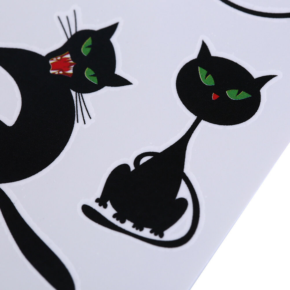 Horror Cat Waterproof Arm Temporary Tattoo Stickers Body Art Removable Tatoos Rf