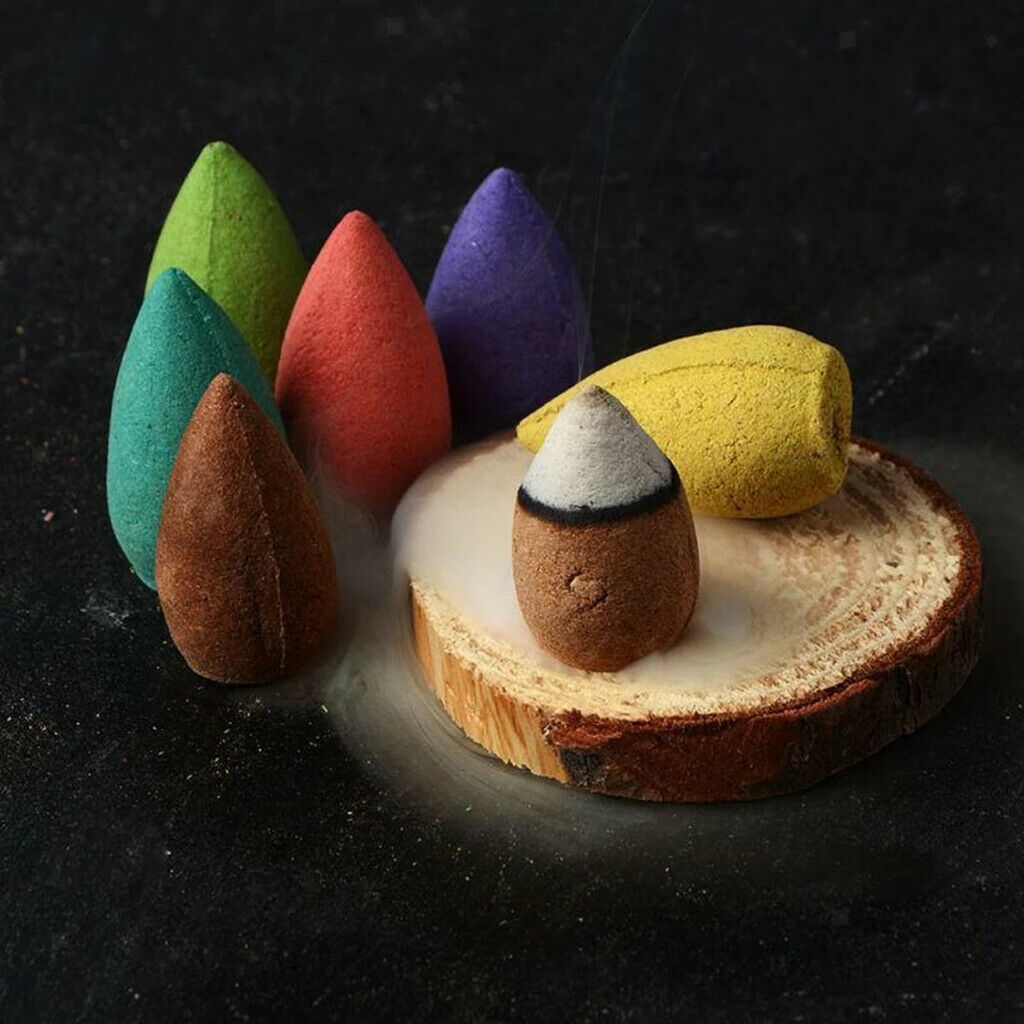 10PCS Backflow Incense Cones Incense Cone for Meditation Yoga Relaxation