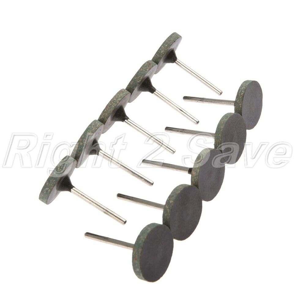 3mm Shank T shape Abrasive Grinding Head Metalworking Jewelry Polishing Tool 10x