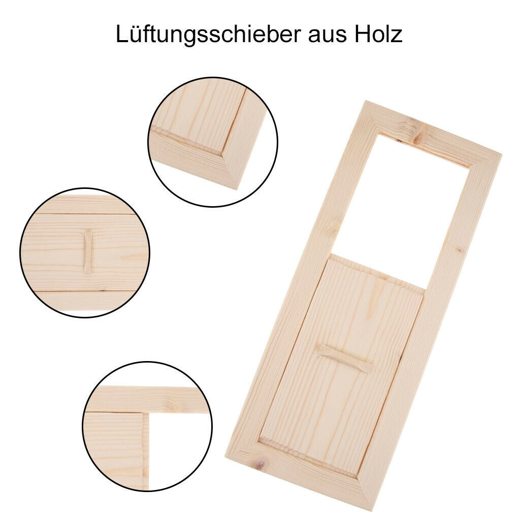 Spruce SAUNA AIR VENTILATION PANEL, 13X5.1INCH, SAUNA ACCESSORIES