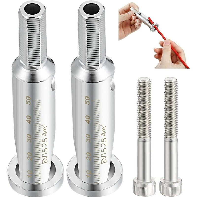 2 Pieces Wire Twisting Tools Wire Stripper and Twister Connector Twisting ToolJ8