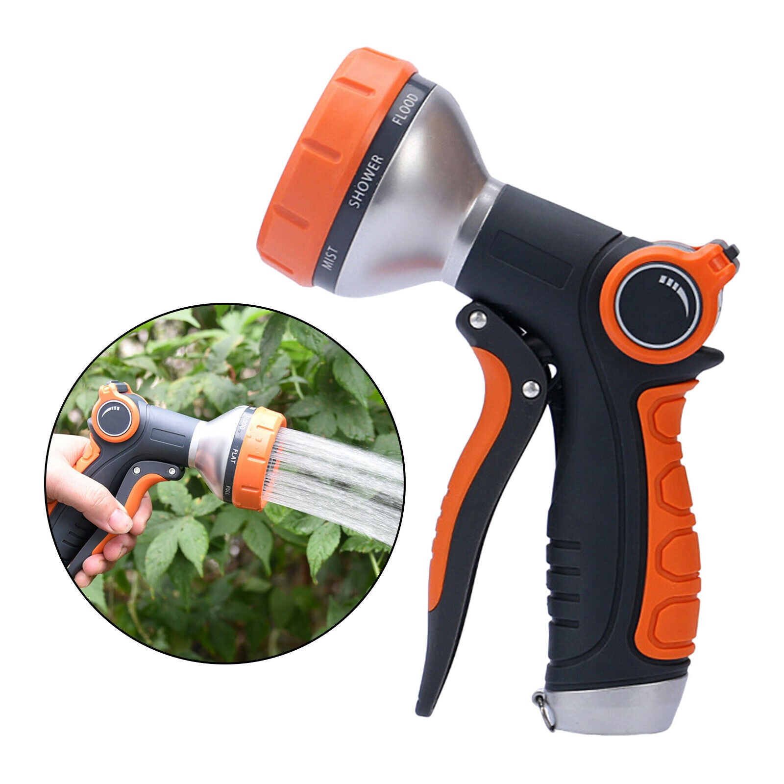 Garden Washing Water Spray Gun Water Hose Nozzle Hand Sprayer Showering Pets