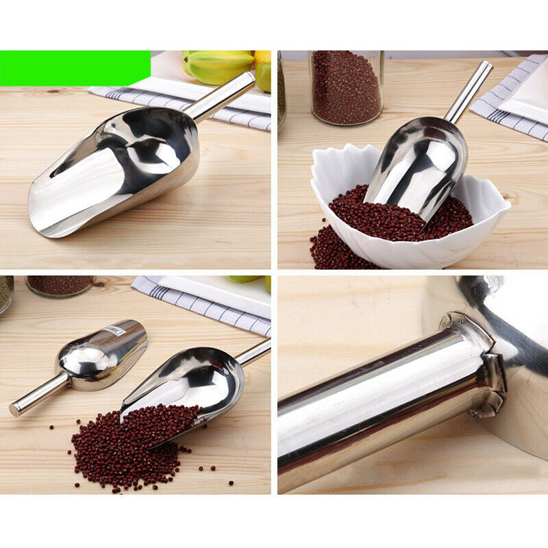 Kitchen Stainless Steel Hand Shovel Multifunction Ice Scraper For Coffee Bean
