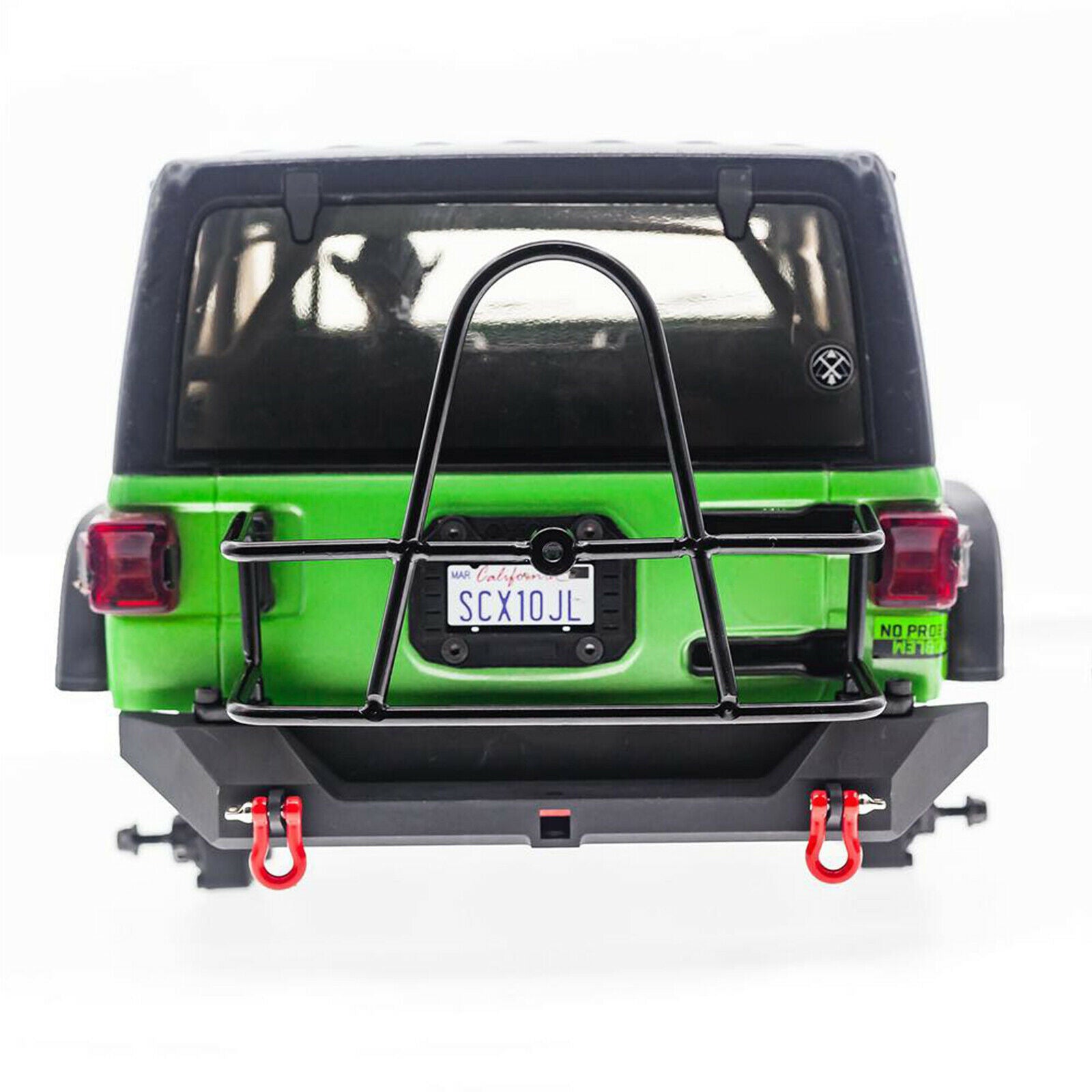For 1/10 RC Axial SCX10 90046 SCX10 III AXI03007 Crawler Metal Front Rear Bumper