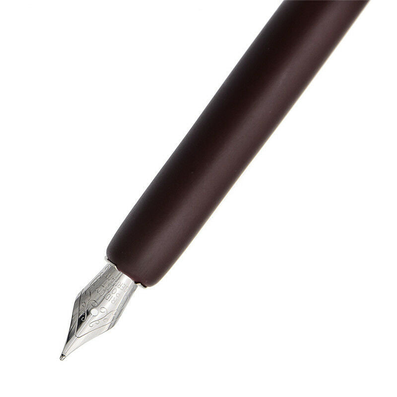 1x Novelty Wood Dig Pen + 5 Nibs Copperplate English Calligraphy Nice Stationery