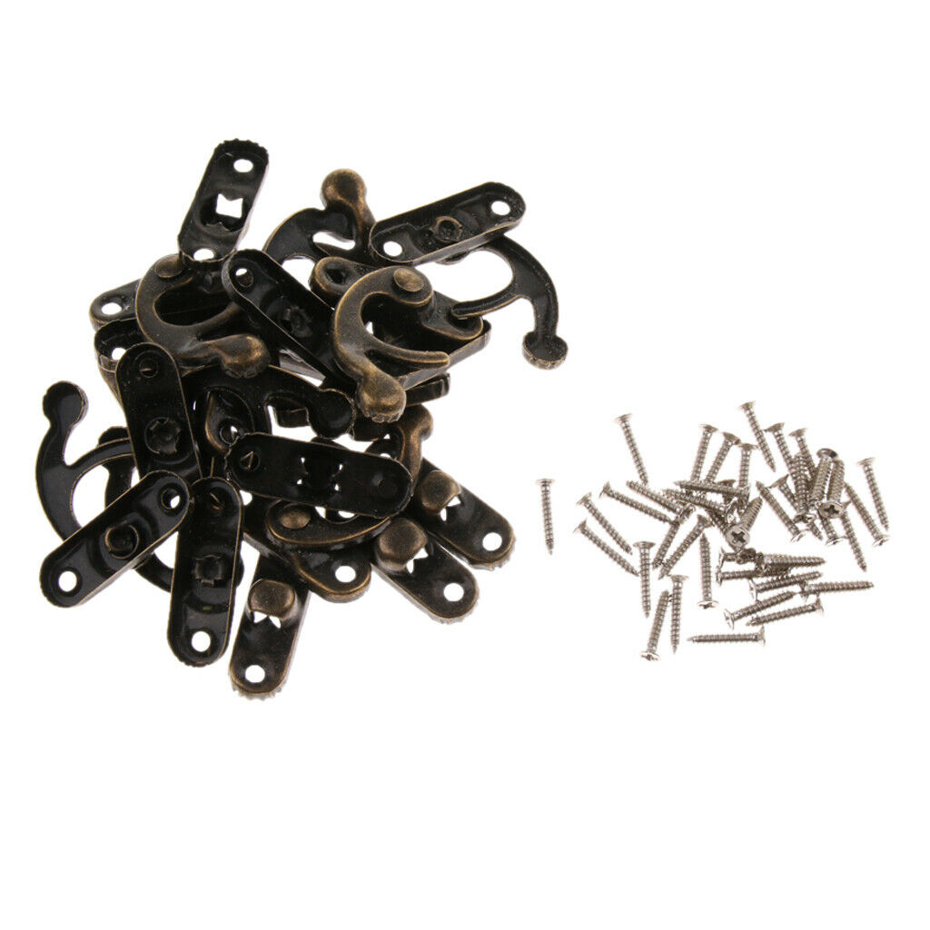 10 Pieces Crate Lock Bird Nest Box Lock, Random Color
